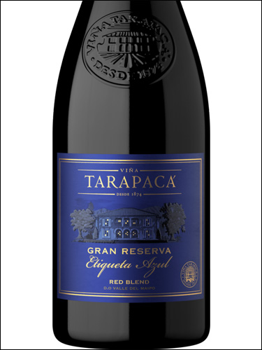 фото Tarapaca Gran Reserva Etiqueta Azul Red Blend Тарапака Гран Резерва Синяя Этикетка Ред Бленд Чили вино красное