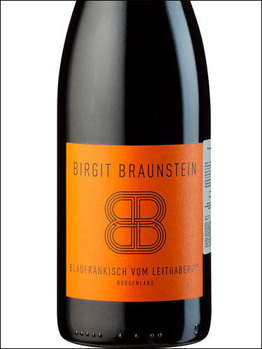 фото Birgit Braunstein Blaufrankisch Leithaberg DAC Биргит Браунштайн Блауфранкиш Лайтаберг Австрия вино красное