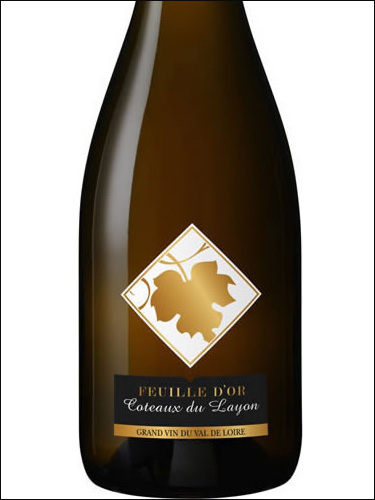 фото Feuille d’Or Coteaux du Layon AOC Фёй д'Ор Кото дю Лайон Франция вино белое