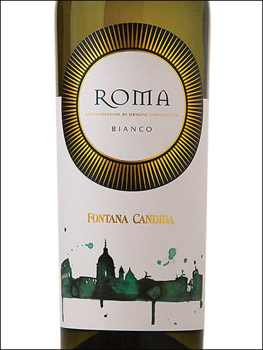 фото Fontana Candida Roma Bianco DOC Фонтана Кандида Рома Бьянко Италия вино белое