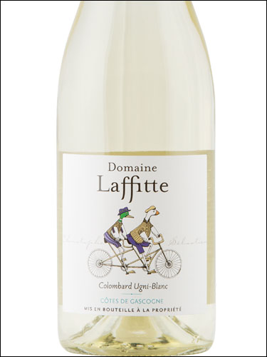 фото Domaine Laffitte Colombard - Ugni blanc Cotes de Gascogne IGP Домен Лафит Коломбар - Уни Блан Кот де Гасконь Франция вино белое