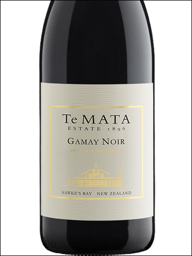 фото Te MATA Estate Vineyards Gamay Noir Hawke’s Bay Те МАТА Эстейт Виньярдс Гаме Нуар Хокс Бей Новая Зеландия вино красное