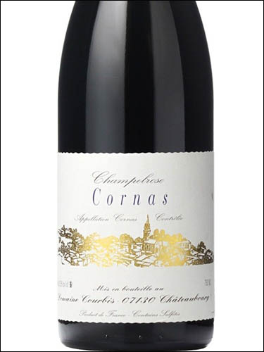 фото Domaine Courbis Champelrose Cornas AOC Домен Курбис Шампельроз Корна Франция вино красное
