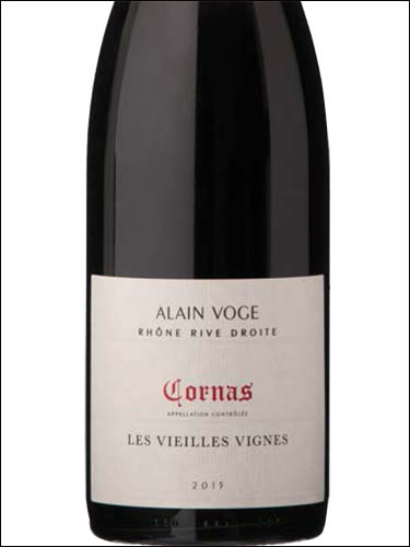 фото Alain Voge Les Vieilles Vignes Cornas AOC Ален Вож Ле Вьей Винь Корна Франция вино красное