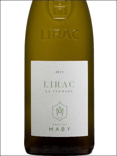 фото Domaine Maby La Fermade Blanc Lirac AOP Домен Маби Ля Фермад Блан Лирак Франция вино белое