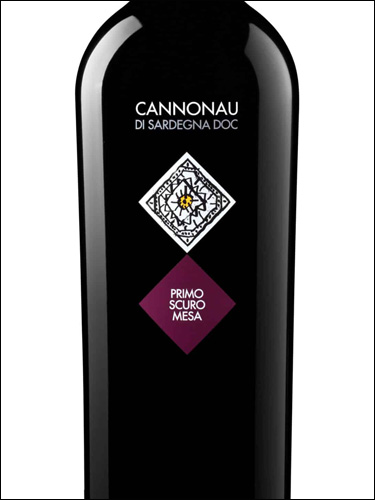фото Mesa Primo Scuro Cannonau di Sardegna DOC Меза Примо Скуро Каннонау ди Сардиния Италия вино красное