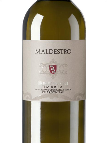 фото Berioli Maldestro Umbria Chardonnay IGT Бериоли Мальдестро Умбрия Шардоне Италия вино белое