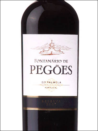 фото Fontanario de Pegoes Reserva Tinto Palmela DO Фонтанарио де Пегионьш Резерва Титу Палмела Португалия вино красное