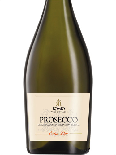 фото Romio Prosecco Extra Dry DOC Ромио Просекко Экстра Драй Италия вино белое