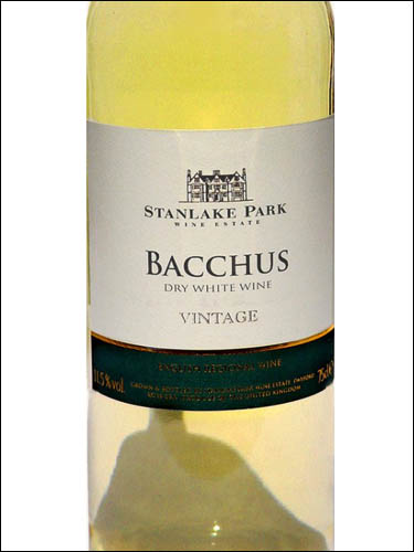 фото Stanlake Park Bacchus Стэнлейк Парк Бахус Великобритания вино белое
