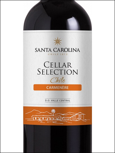 фото Santa Carolina Cellar Selection Carmenere Санта Каролина Селлар Селекшн Карменер Чили вино красное
