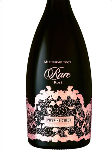 фото Champagne Piper-Heidsieck Rare Rose Millesime Шампанское Пайпер-Хайдсик Рар Розе Миллезим Франция вино розовое