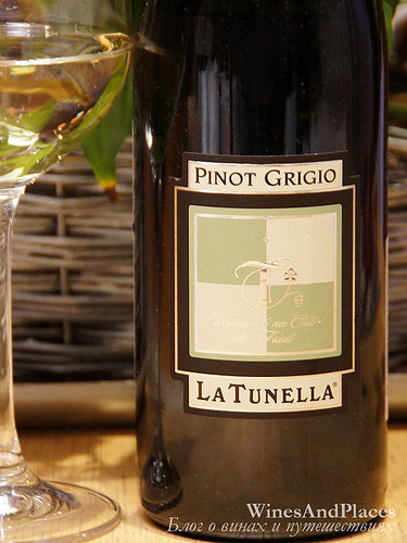 фото La Tunella Pinot Grigio Friuli Colli Orientali DOC Ла Тунелла Пино Гриджио Фриули Колли Ориентали ДОК Италия вино белое