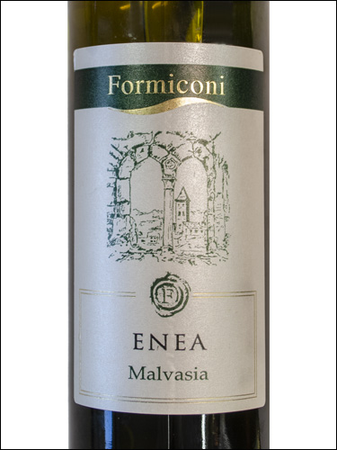 фото Formiconi Enea Malvasia Lazio IGT Формикони Энея Мальвазия Лацио Италия вино белое