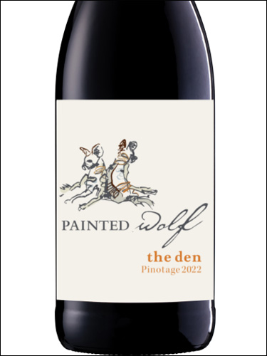 фото Painted Wolf The Den Pinotage Пэйнтед Вулф зе Ден Пинотаж ЮАР вино красное