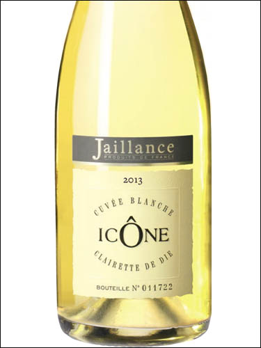 фото Jaillance Cuvee Icone Clairette de Die AOC Жайанс Кюве Икон Клерет де Ди Франция вино белое