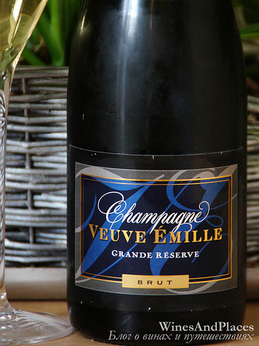 фото Champagne Veuve Emille Grande Reserve Brut Шампань Вёв Эмиль Гранд Резерв Брют Франция вино белое