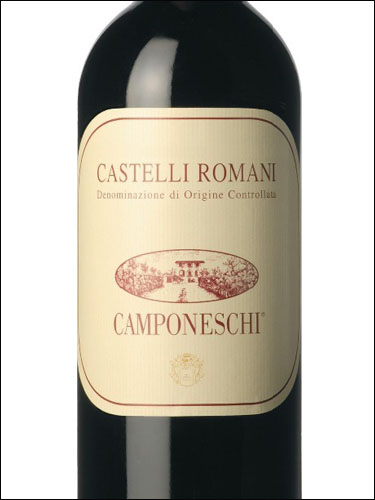 фото Camponeschi Castelli Romani Rosso DOC Кампонески Кастелли Романи Россо Италия вино красное