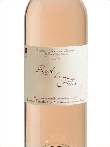 фото Domaine du Deffends Rose des Filles Coteaux Varois en Provence AOC Домен дю Дефан Розе де Фий Кото Варуа ан Прованс Франция вино розовое