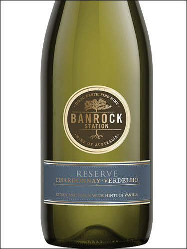 фото Banrock Station Reserve Chardonnay Verdelho Банрок Стэйшн Резерв Шардоне Вердехо Австралия вино белое