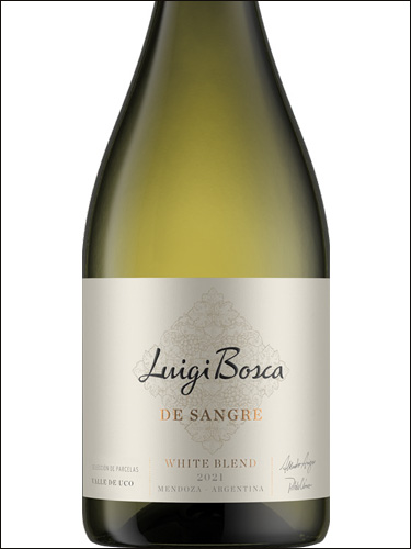 фото Luigi Bosca De Sangre White Blend Луиджи Боска Де Сангре Вайт Бленд Аргентина вино белое