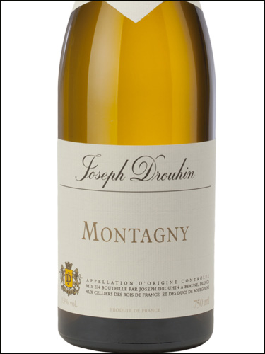 фото Joseph Drouhin Montagny Blanc AOC Жозеф Друэн Монтаньи Блан Франция вино белое
