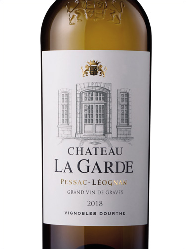 фото Chateau La Garde Blanc Pessac-Leognan AOC Шато Ля Гард Блан Пессак-Леоньян Франция вино белое