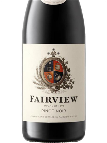 фото Fairview Pinot Noir Фэирвью Пино Нуар ЮАР вино красное