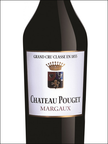фото Chateau Pouget 4-eme Grand Cru Classe Margaux AOC Шато Пуже Марго Франция вино красное