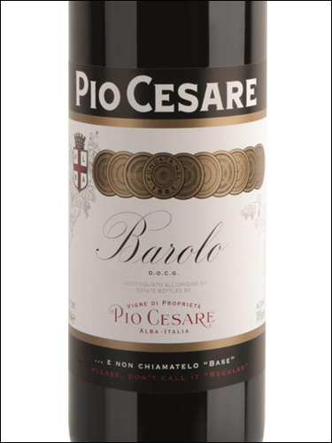 фото Pio Cesare Barolo DOCG Пио Чезаре Бароло Италия вино красное