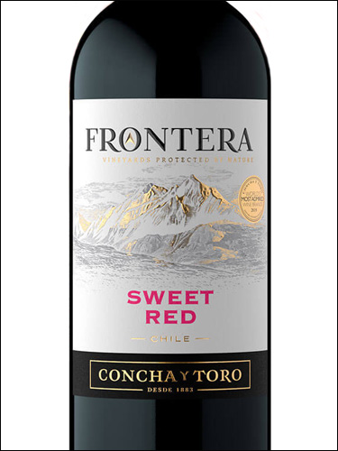 фото Concha y Toro Frontera Sweet Red Конча и Торо Фронтера красное сладкое Чили вино красное