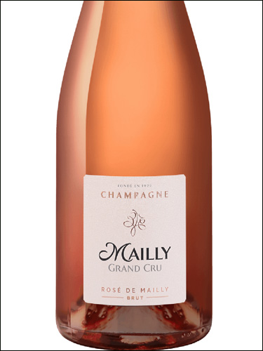 фото Champagne Mailly Grand Cru Rose de Mailly Brut Шампань Майи Гран Крю Брют Розе де Майи Брют Франция вино розовое