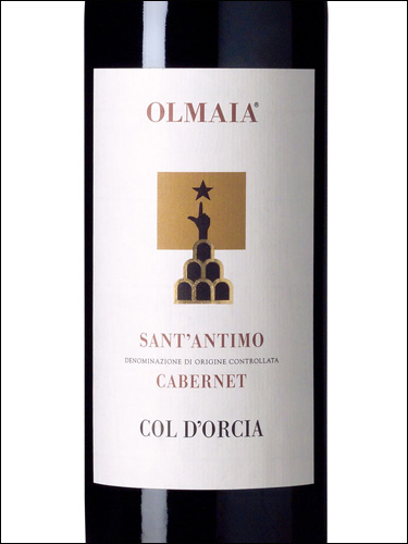 фото Col d'Orcia Olmaia Sant'Antimo Cabernet DOC Кол д'Орча Ольмая Сант'Антимо Каберне Италия вино красное