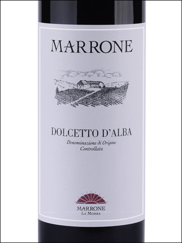фото Marrone Dolcetto d’Alba DOC Марроне Дольчетто д'Альба Италия вино красное
