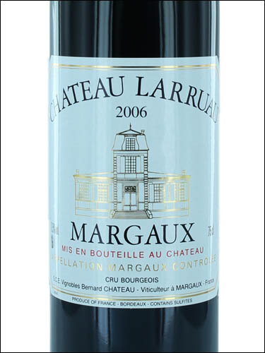 фото Chateau Larruau Cru Bourgeois Margaux AOC Шато Ларрюо Марго Франция вино красное