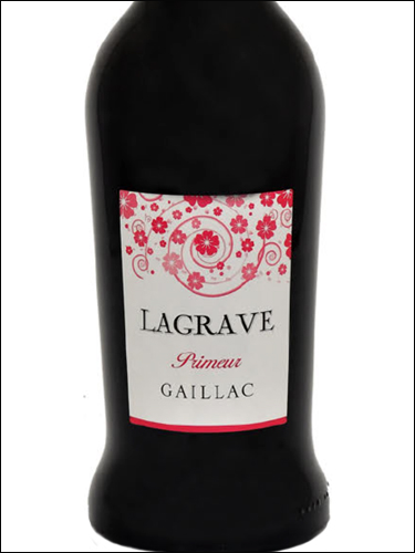 фото Lagrave Gaillac Primeur Pouge AOP Лаграв Гайак Примёр Руж Франция вино красное