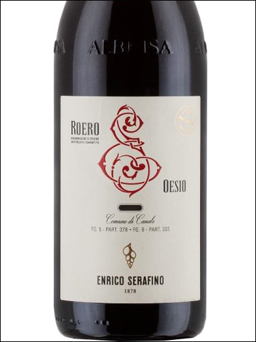 фото Enrico Serafino Oesio Roero DOCG Энрико Серафино Оэзио Роэро Италия вино красное