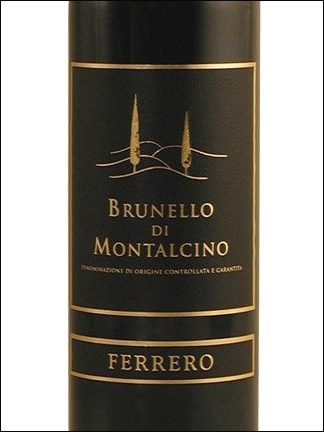фото Ferrero Brunello di Montalcino DOCG Ферреро Брунелло ди Монтальчино Италия вино красное