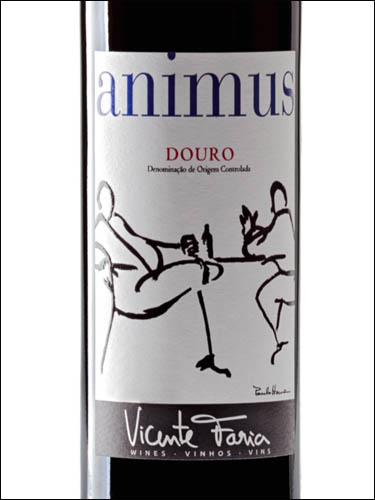 фото Vicente Faria Vinhos Animus Douro DOC Висенте Фария Виньос Анимус Дору Португалия вино красное