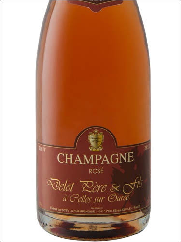 фото Champagne Delot Rose Brut Шампань Дело Розе Брют Франция вино розовое