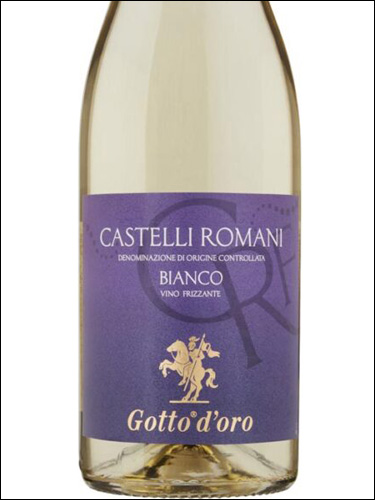 фото Gotto d'Oro Castelli Romani Bianco Frizzante DOC Готто д'Оро Кастелли Романи Бьянко Фриццанте Италия вино белое