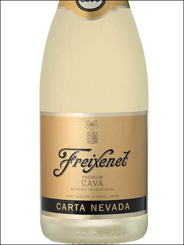 фото Cava Freixenet Carta Nevada Semi Seco Кава Фрешенет Карта Невада Семи Секо Испания вино белое