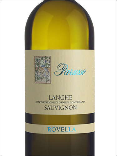фото Parusso Rovella Langhe Sauvignon DOC Паруссо Ровелла Ланге Совиньон Италия вино белое