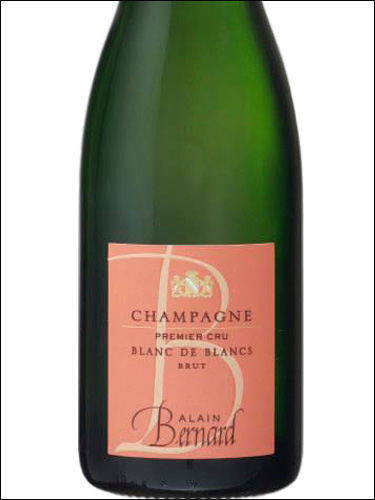 фото Champagne Alain Bernard Blanc de Blancs Dizy Premier Cru Brut Шампань Ален Бернар Блан де Блан Дизи Премье Крю Брют Франция вино белое
