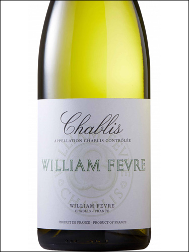 фото William Fevre Chablis AOC Вильям Февр Шабли Франция вино белое