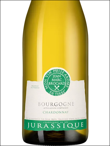 фото Jean-Marc Brocard (Domaine Sainte-Claire) Jurassique Bourgogne Chardonnay AOC Жан-Марк Брокар (Домен Сент-Клер) Жюрассик Бургонь Шардоне Франция вино белое