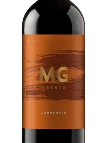 фото MG Estate Carmenere МГ Истейт Карменер Чили вино красное