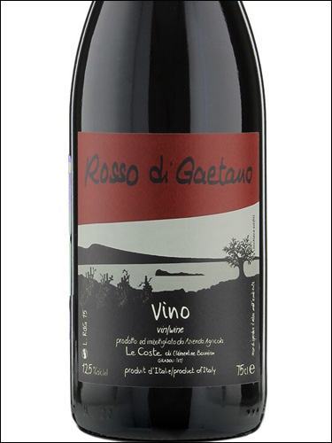 фото Le Coste Rosso di Gaetano Ле Косте Россо ди Гаэтано Италия вино красное