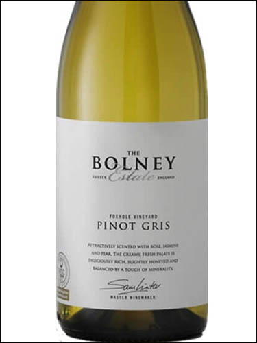фото Bolney Estate Pinot Gris Болни Истейт Пино Гри Великобритания вино белое