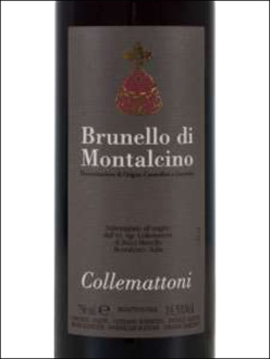 фото Collemattoni Brunello di Montalcino DOCG Коллематтони Брунелло ди Монтальчино Италия вино красное